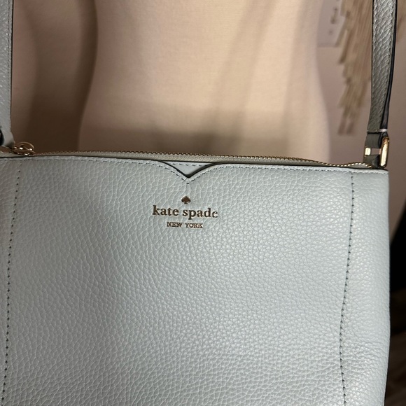 Kate spade light baby blue crossbody bag purse - Picture 3 of 14
